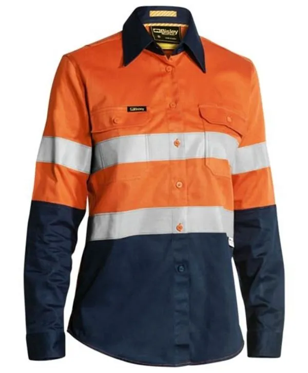 3M Taped, 2 Tone, Womens Hi Vis Industrial Vented Shirt