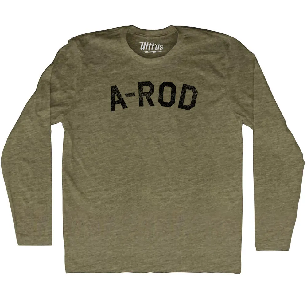 A-Rod Adult Tri-Blend Long Sleeve T-shirt