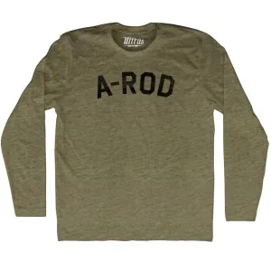 A-Rod Adult Tri-Blend Long Sleeve T-shirt