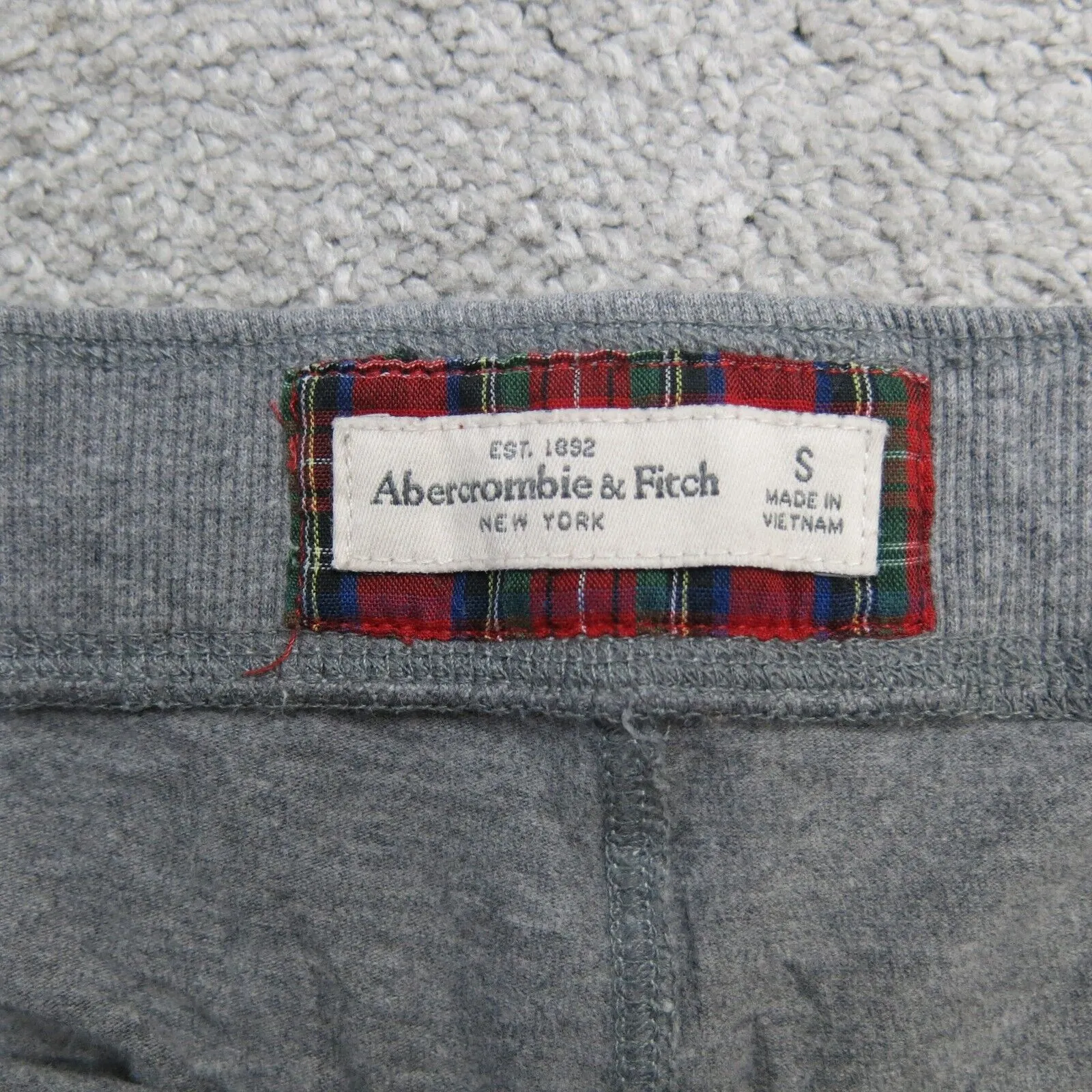 Abercrombie & Fitch Pants Womens Small Gray Sweatpants Lightweight Outdoor Logo