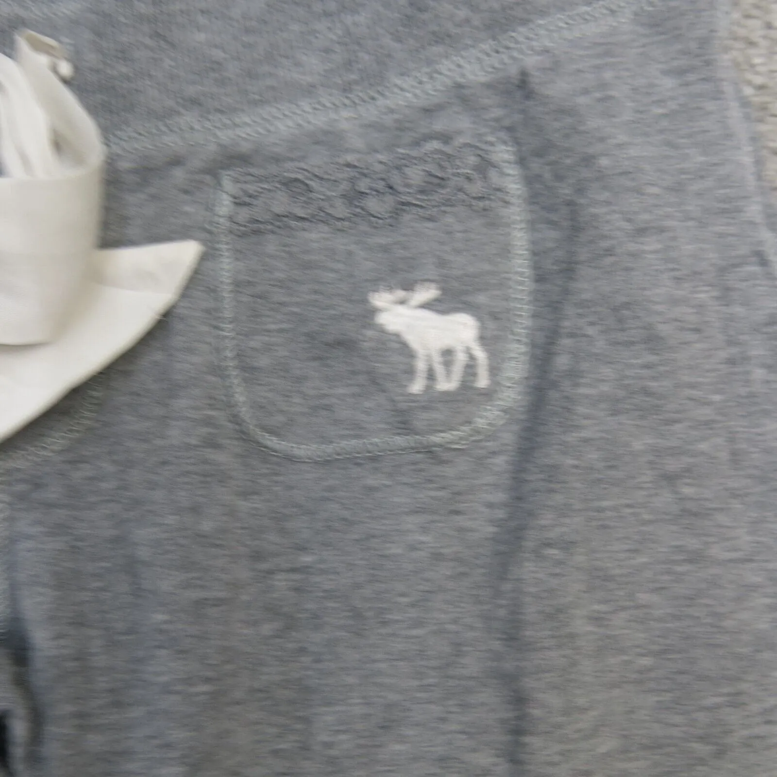 Abercrombie & Fitch Pants Womens Small Gray Sweatpants Lightweight Outdoor Logo