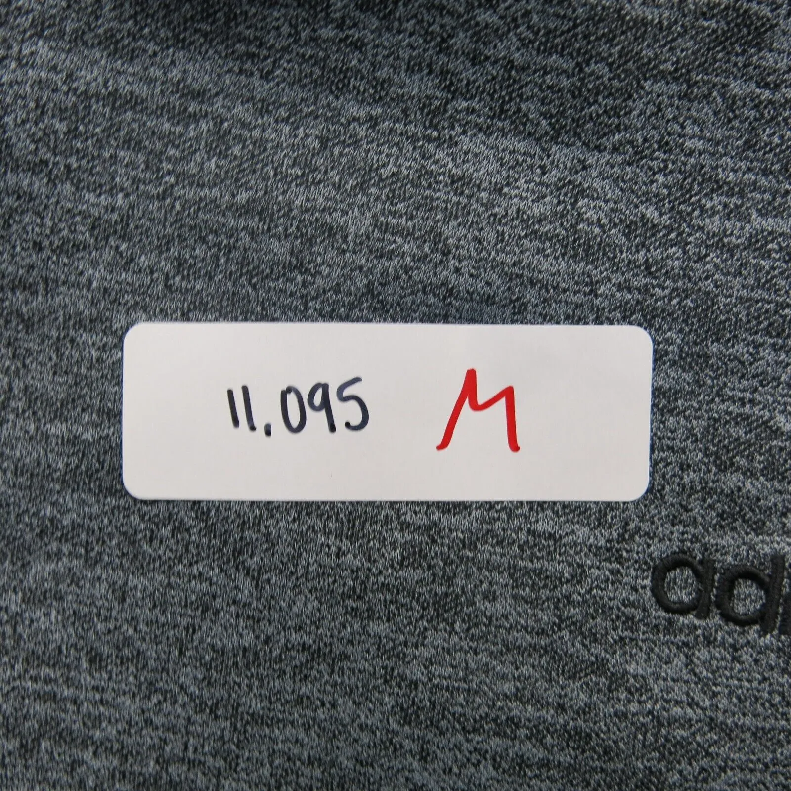 Adidas Men Activewear Sweatpant 2 Black Striped Stretch Waist Charcoal Heather M