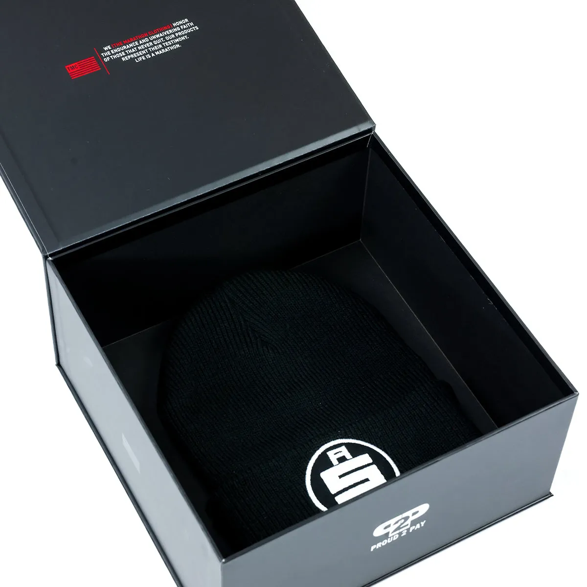 All Money In Limited Edition Heavyweight Beanie - Black/White