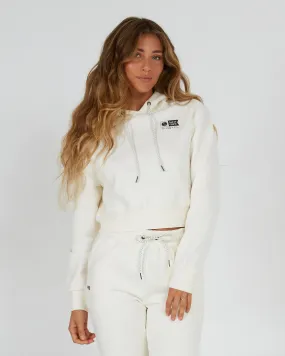 Alpha Crop Hoody - Off White