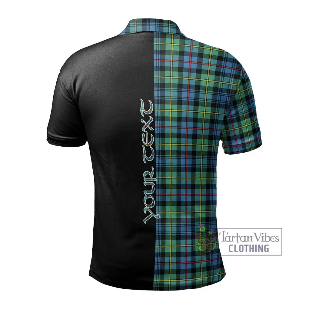 Bailey Ancient Tartan Polo Shirt with Family Crest and Half Of Me Style