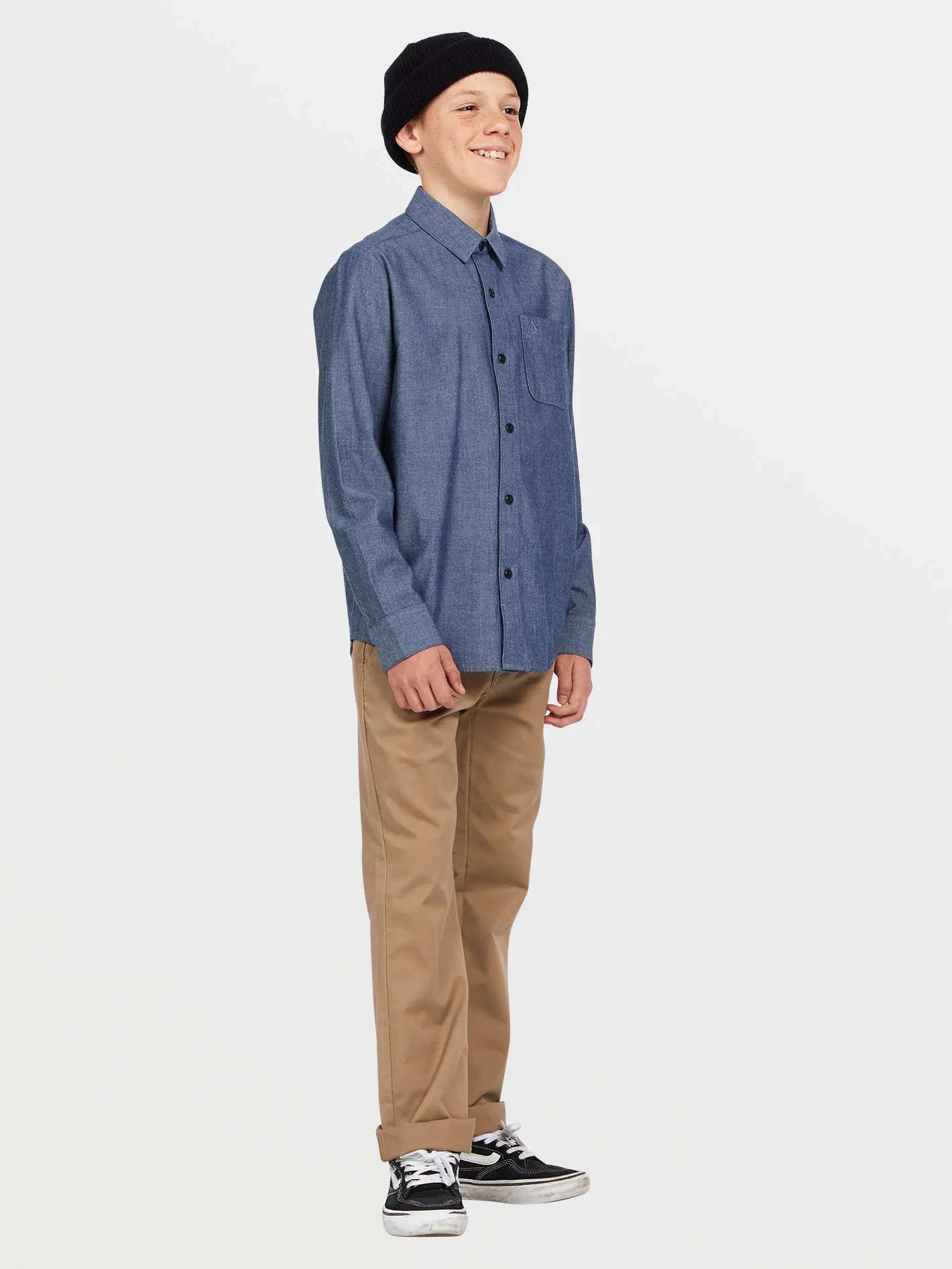 Big Boys Play Date Knight Long Sleeve Shirt - Navy