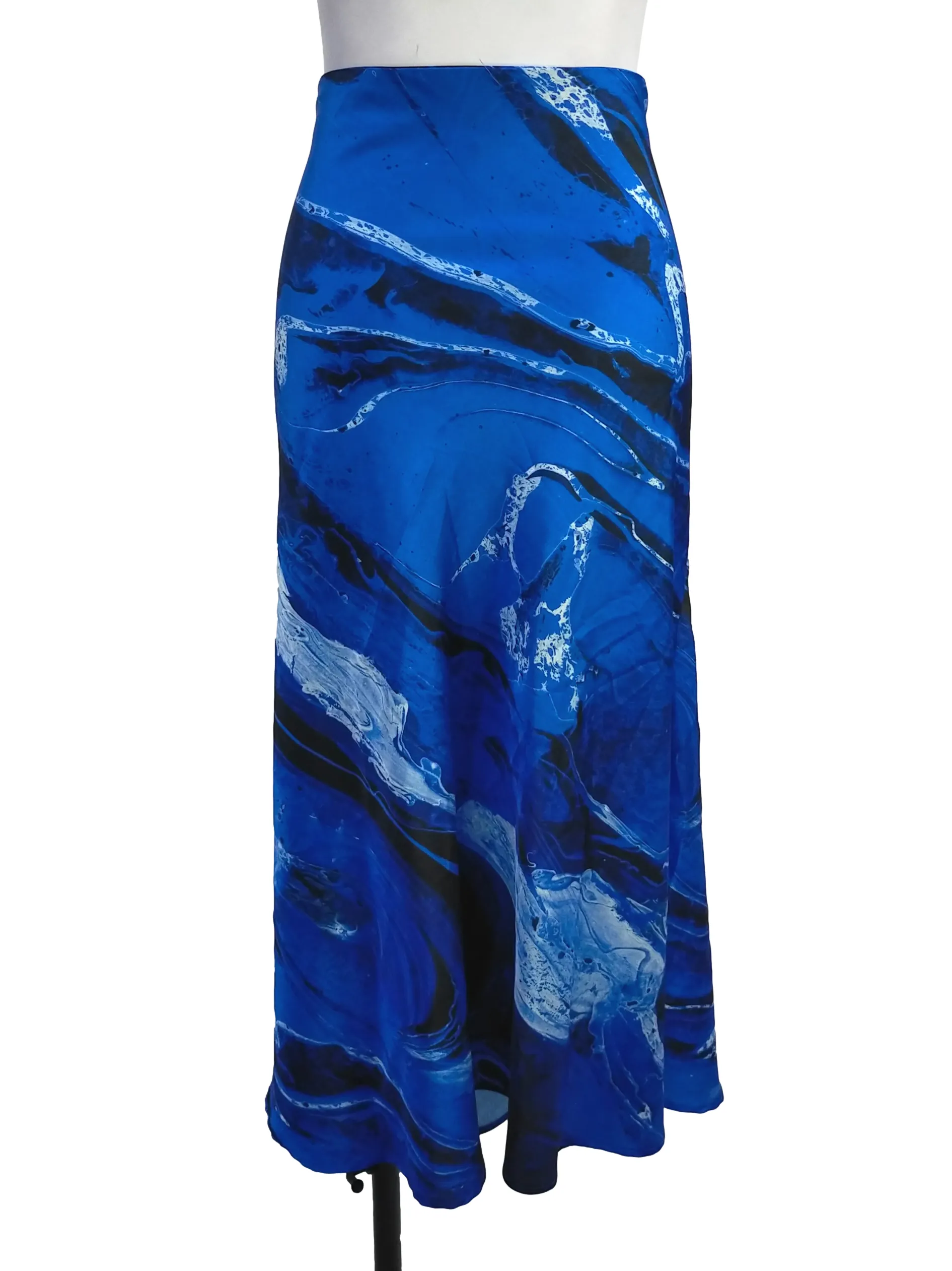 Blue Pencil Skirt