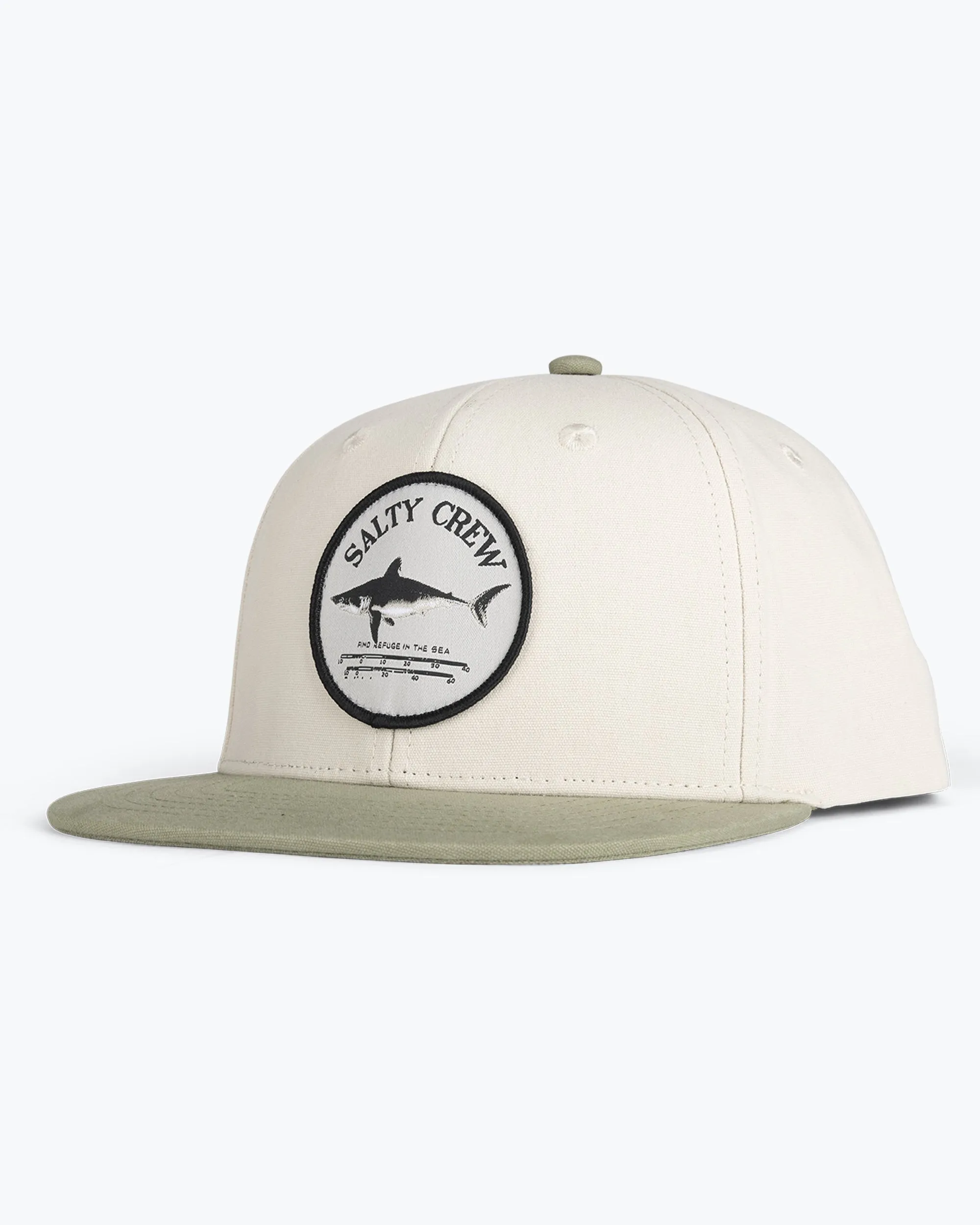 Bruce Boys 6 Panel Hat - Wax/Fern