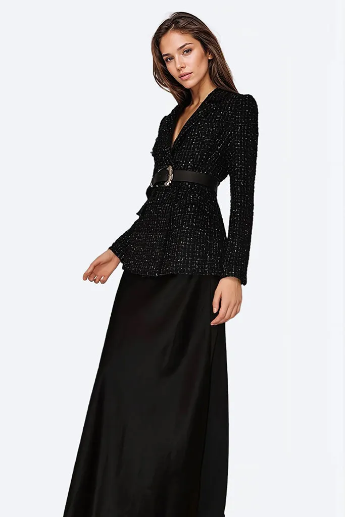 Cami NYC - Bruna Tweed Blazer - Windowpane