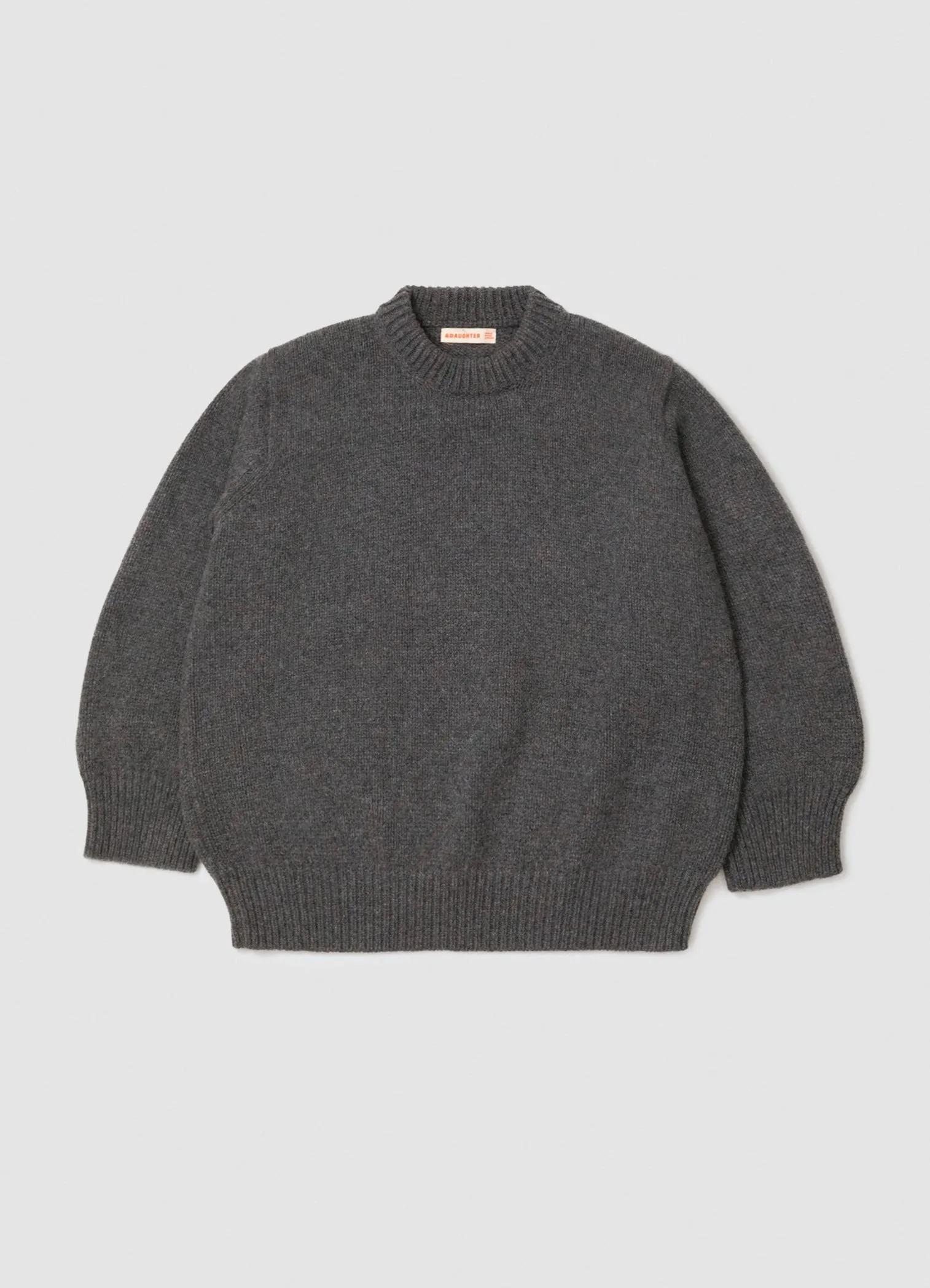 Caragh Chunky Crewneck in Derby Grey