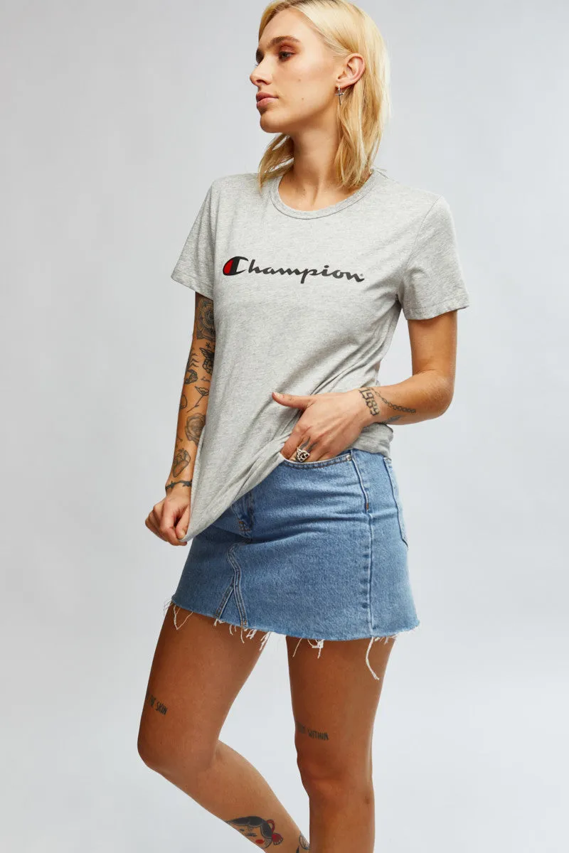 Champion Womens Script S/S Tee