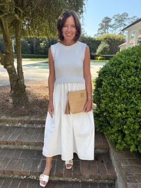 Charlotte Blue Midi Dress