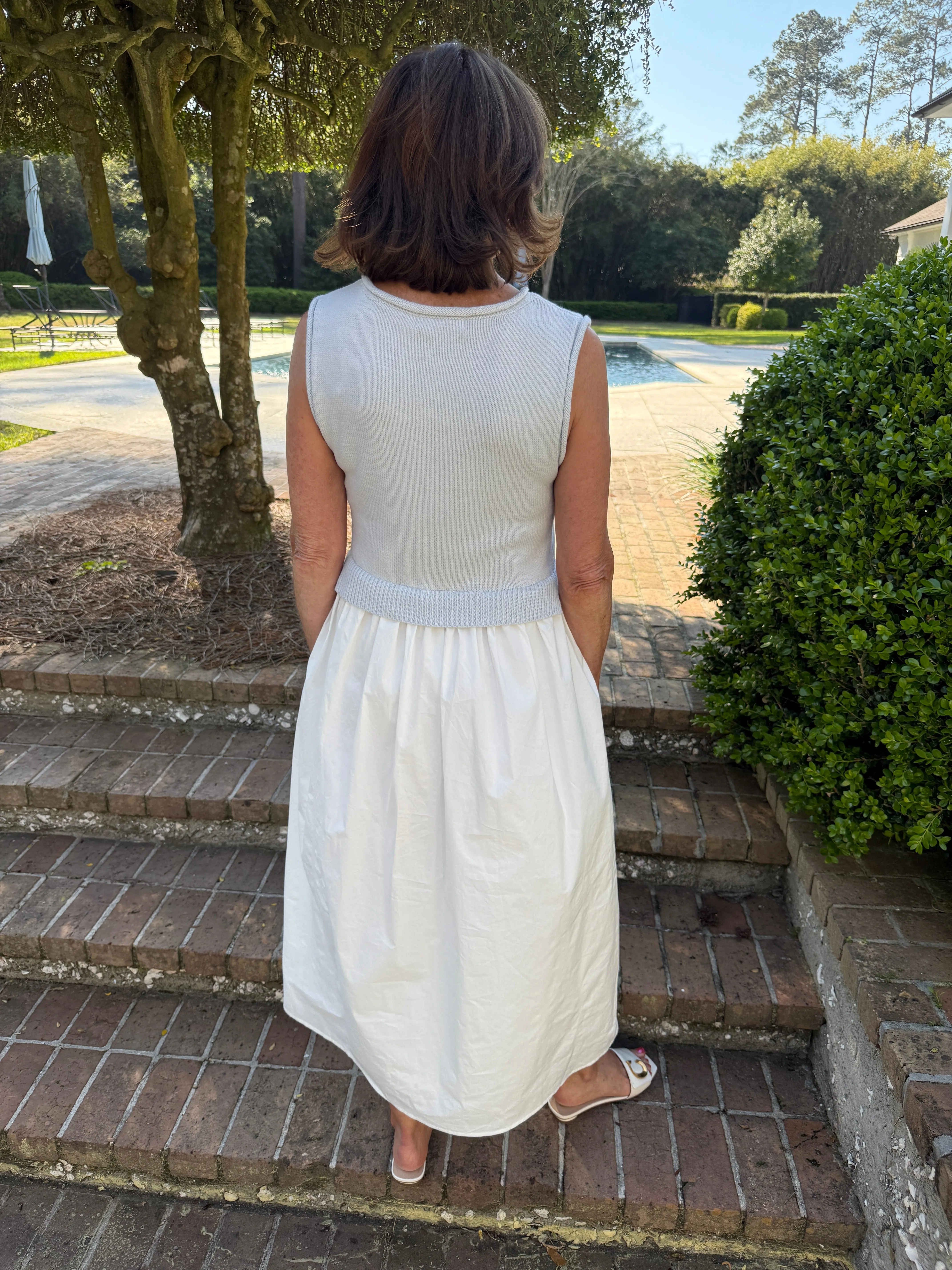 Charlotte Blue Midi Dress