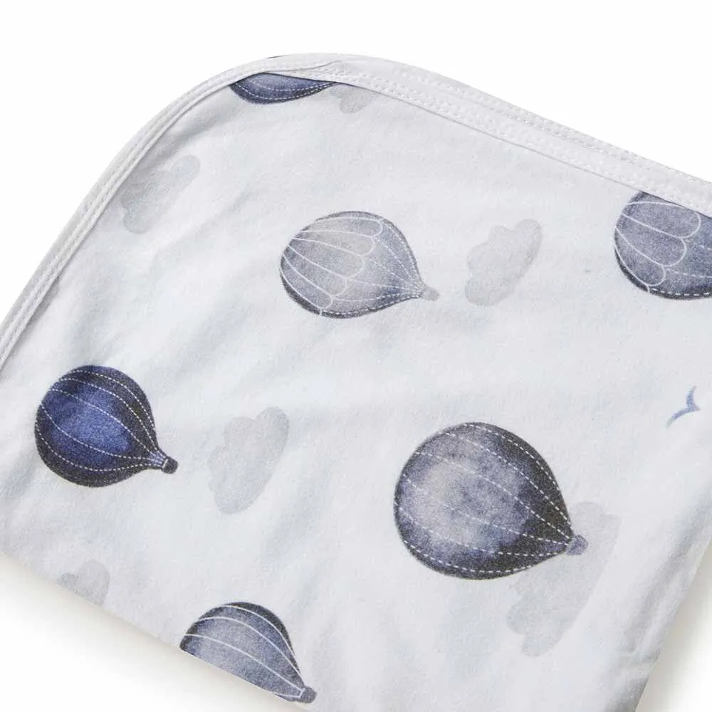 Cloud Chaser Organic Jersey Wrap & Beanie Set