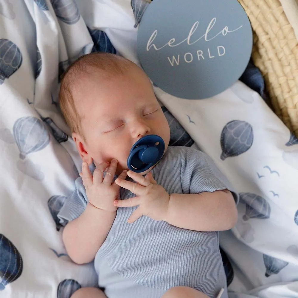 Cloud Chaser Organic Jersey Wrap & Beanie Set