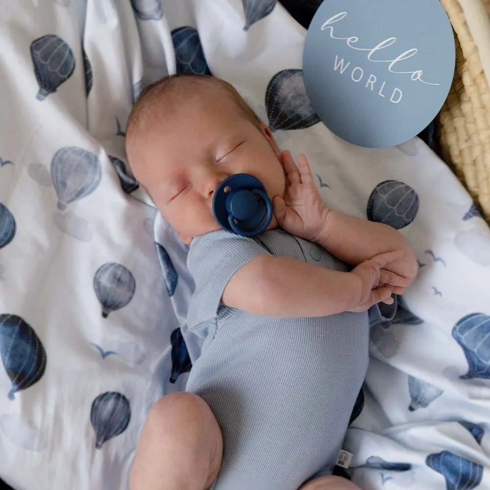 Cloud Chaser Organic Jersey Wrap & Beanie Set
