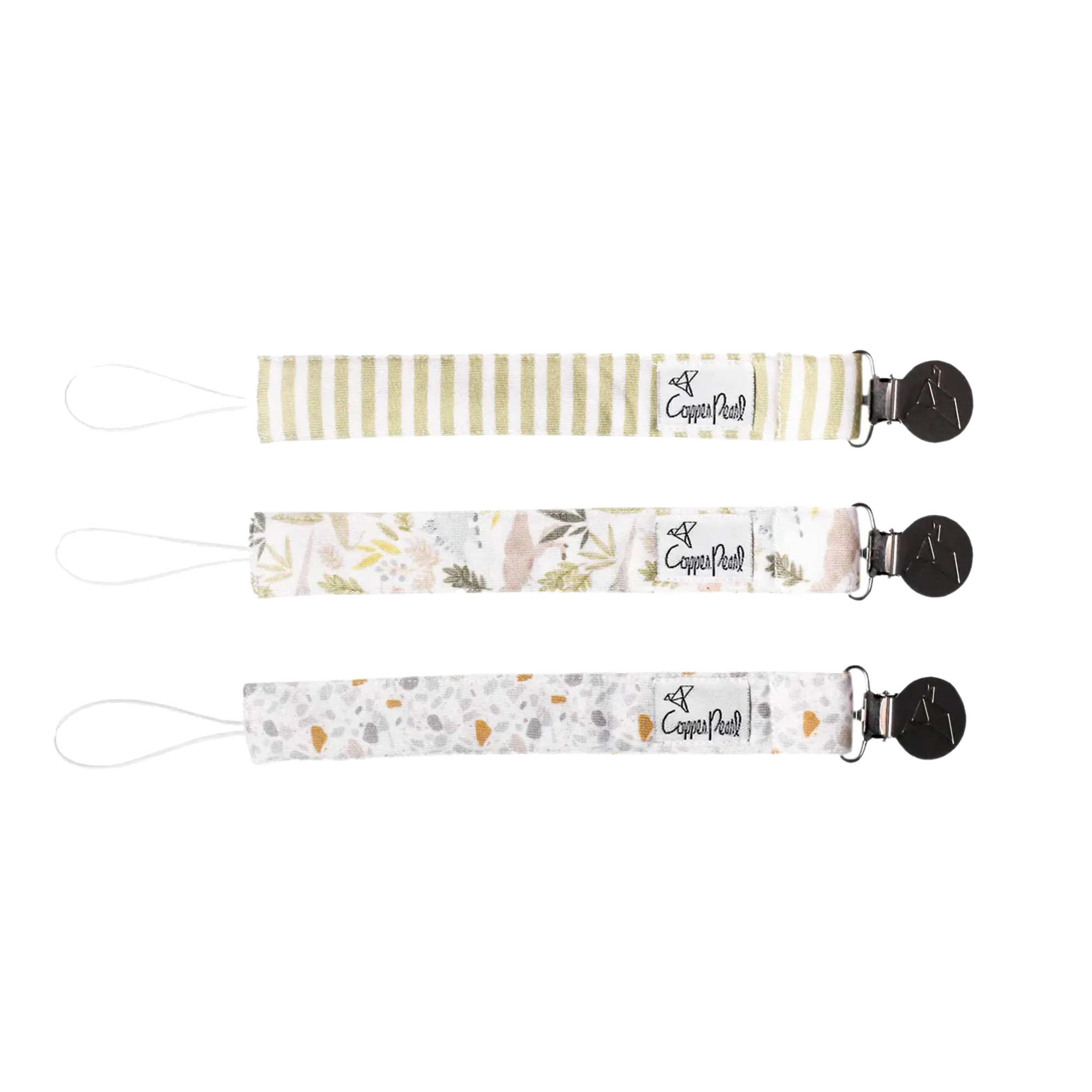 COPPER PEARL Pacifier Clips - Rex