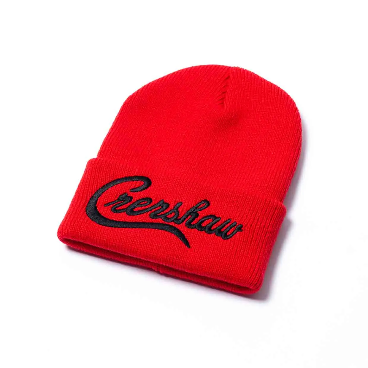 Crenshaw Limited Edition Heavyweight Beanie - Red/Black