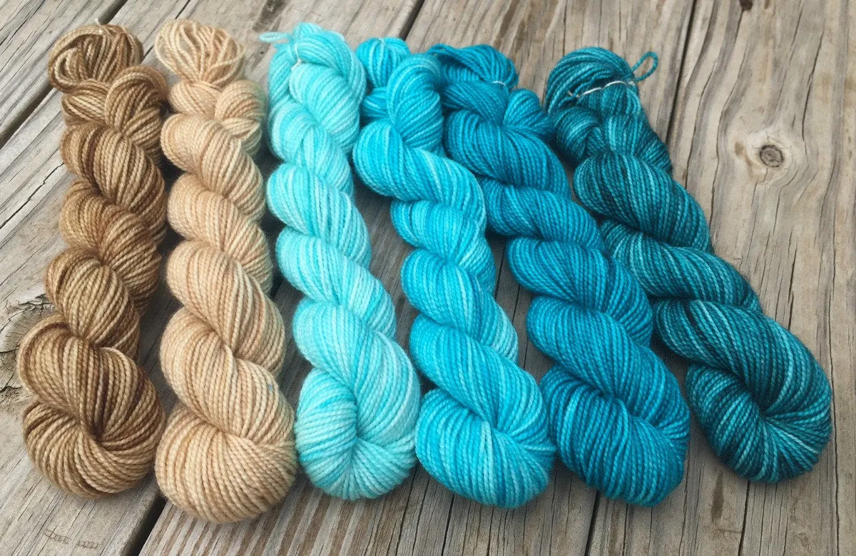 Crochet Pattern, Floats Your Boat Ripple Scarf, Treasured Toes Sock Yarn