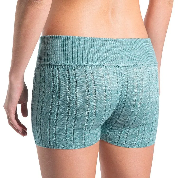 D0113 - Bloch Carezza Cable Knit Womens Fold Down Short