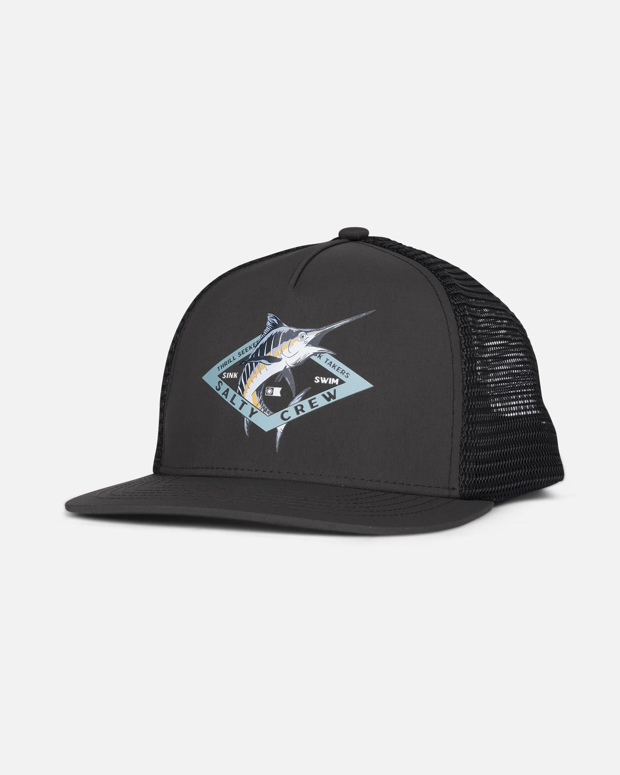 Diamond Marlin Boys Trucker Hat - Black