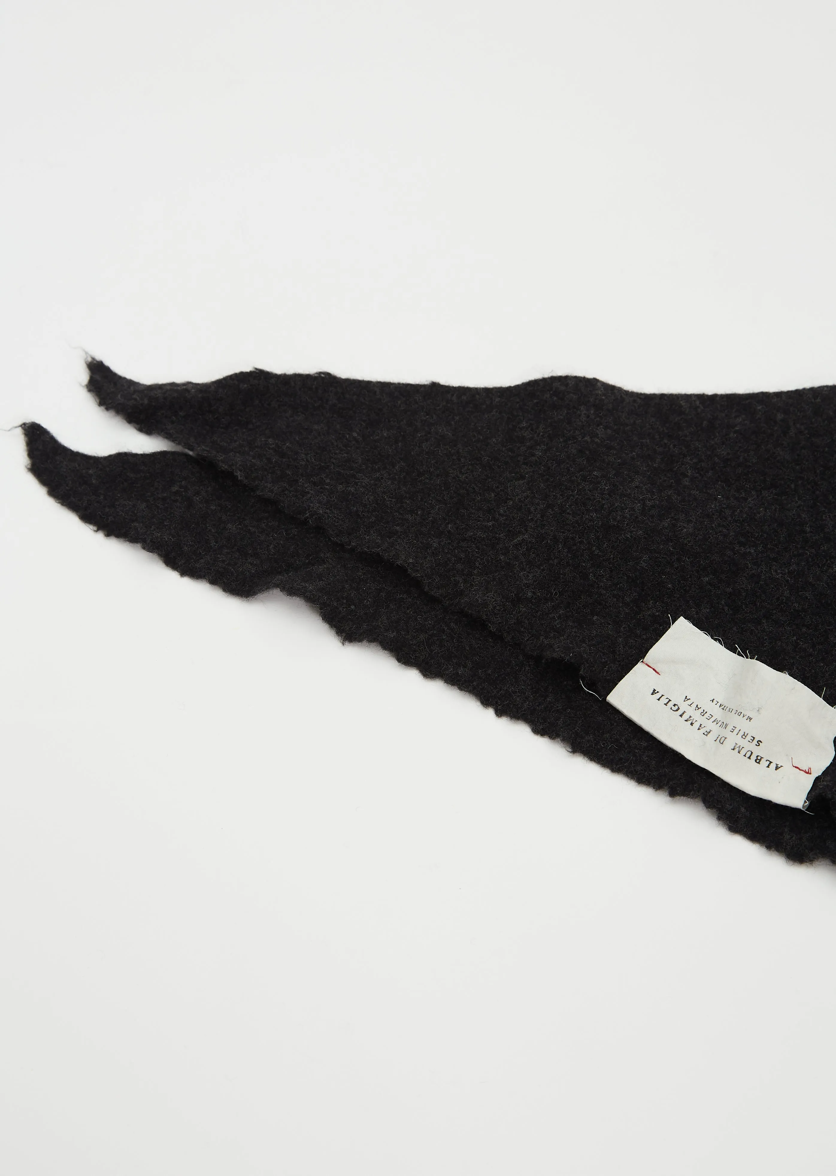 Felted Triangle Scarf SW — Slate