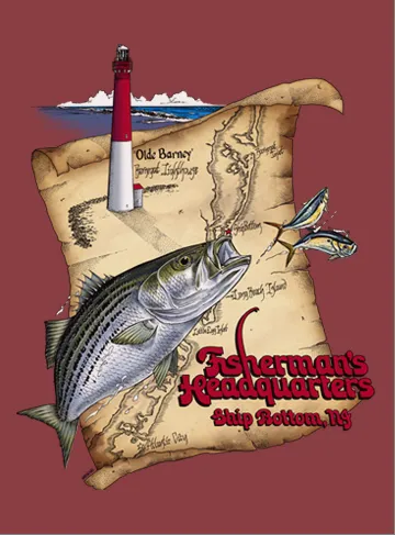 Fish Heads Olde Barney Striper Short Sleeve Shirt