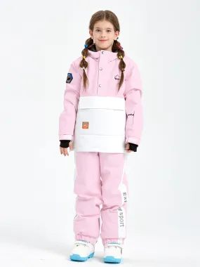 Girls Color Blocked Pullover Snow Jackets & Pants | Riuyele