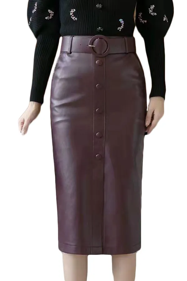 H2253 SKIRT (GRN, BLK)