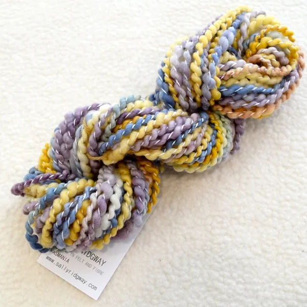 Handspun Chunky Tasmanian Merino Yarn in Cornfield 13314