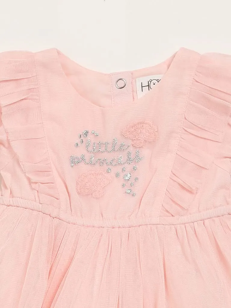 HOP Baby Peach Tulle Dress