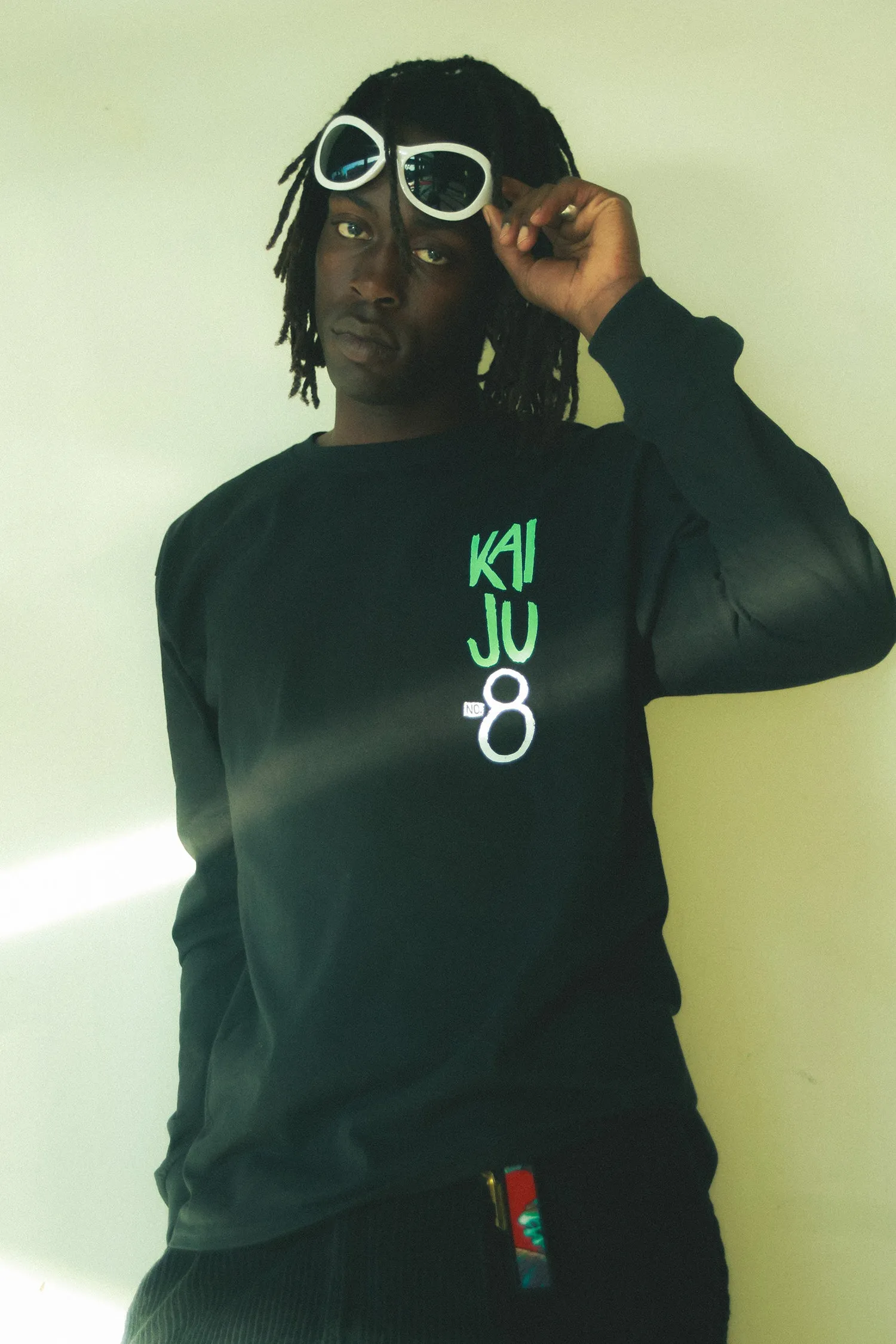 Kaiju No. 8 Mina Maximum Combat Power LS Tee - Black