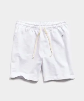 Lightweight Warm Up Short in White
