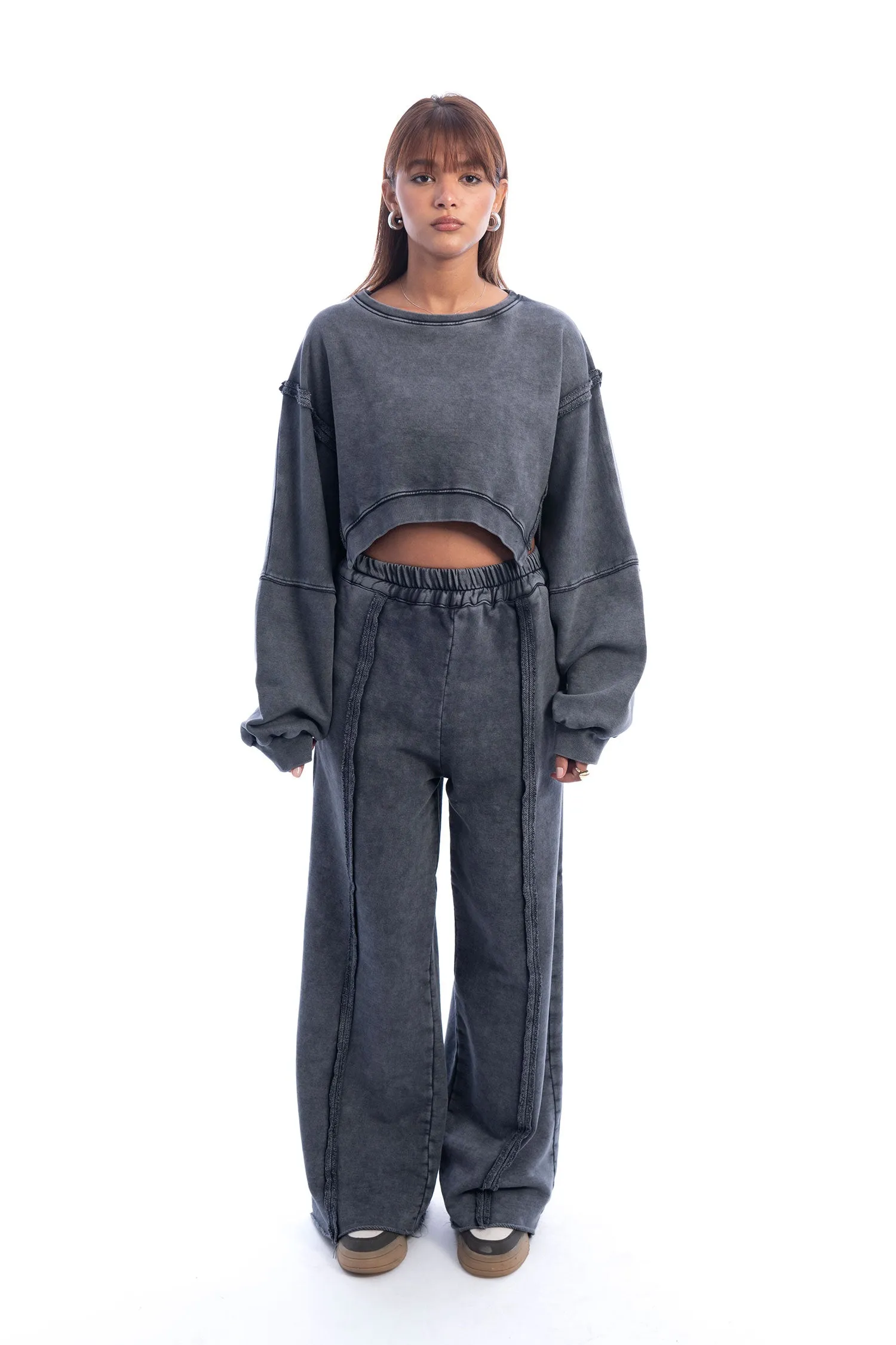 Melton Stone Sweatpants - Mitcha Label