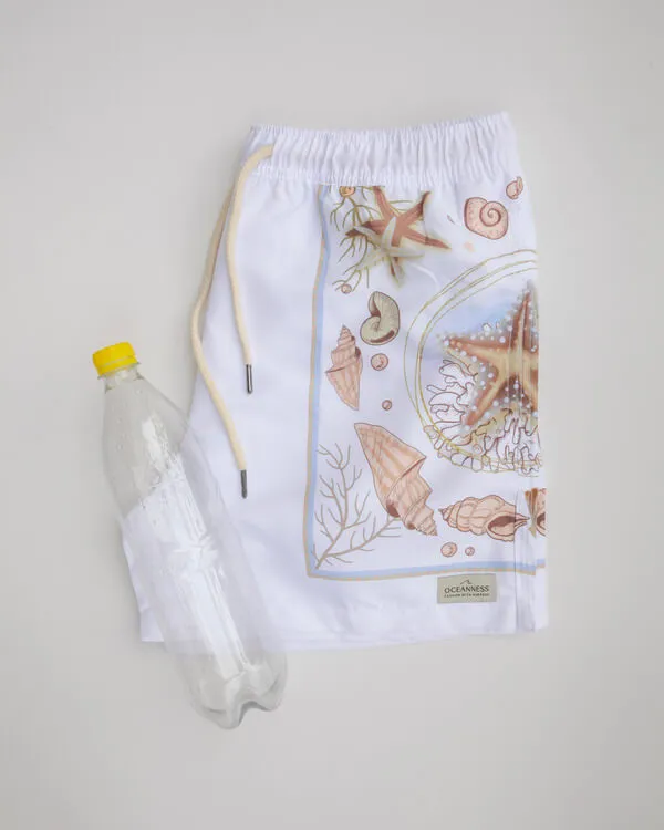 Men's Eco Seashell Swim Trunks