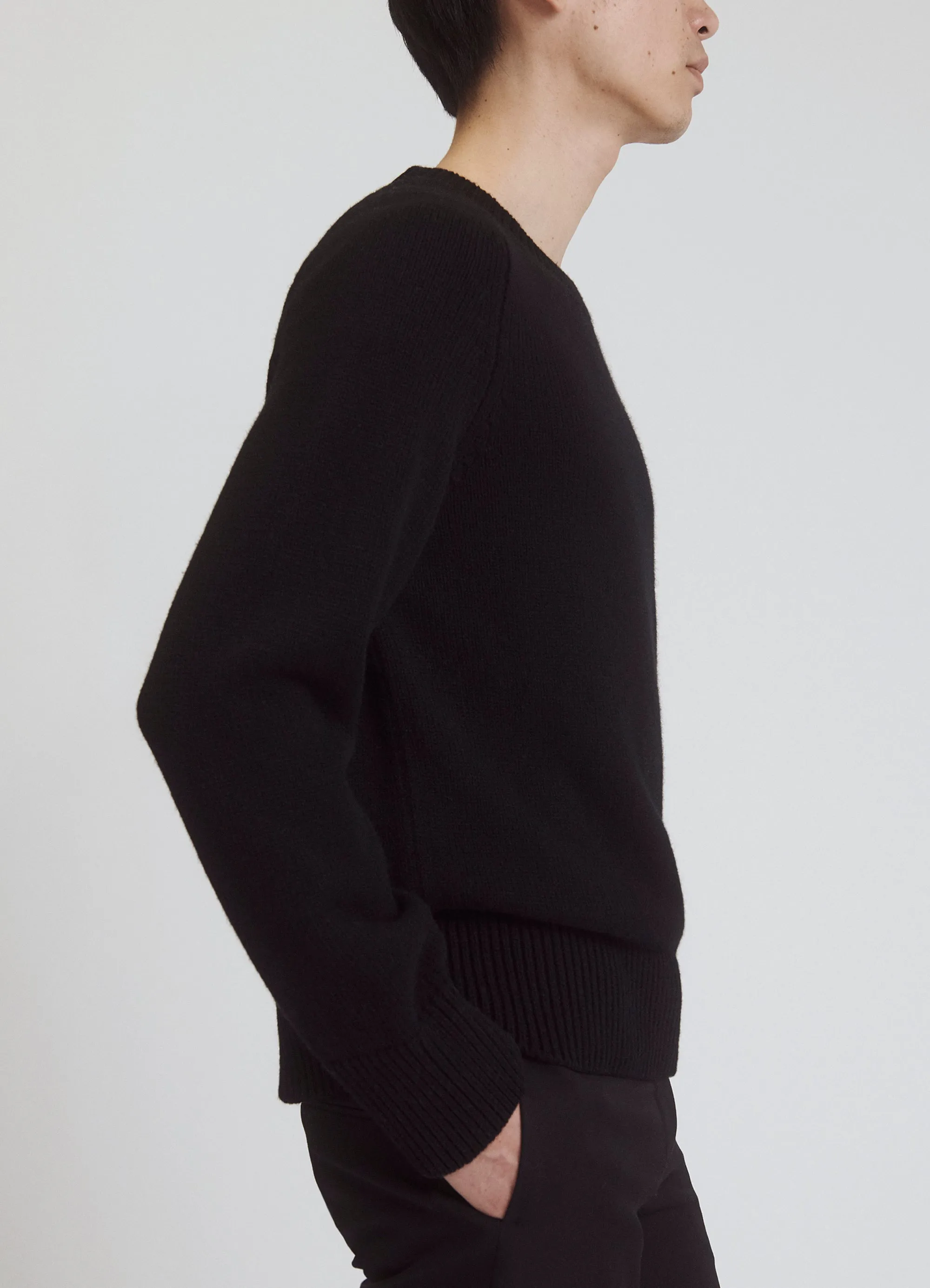 Mens Rosh Crewneck in Black