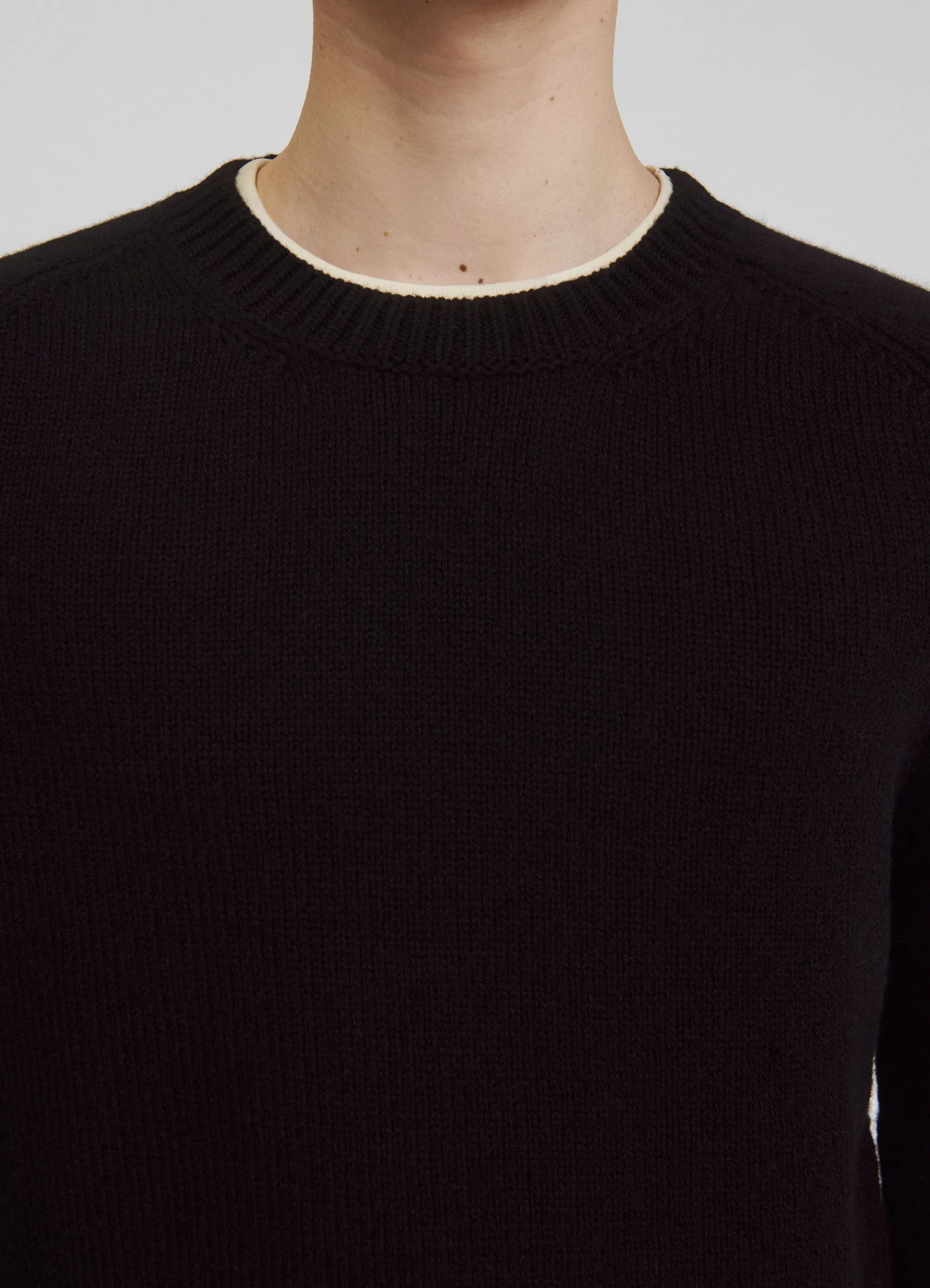 Mens Rosh Crewneck in Black