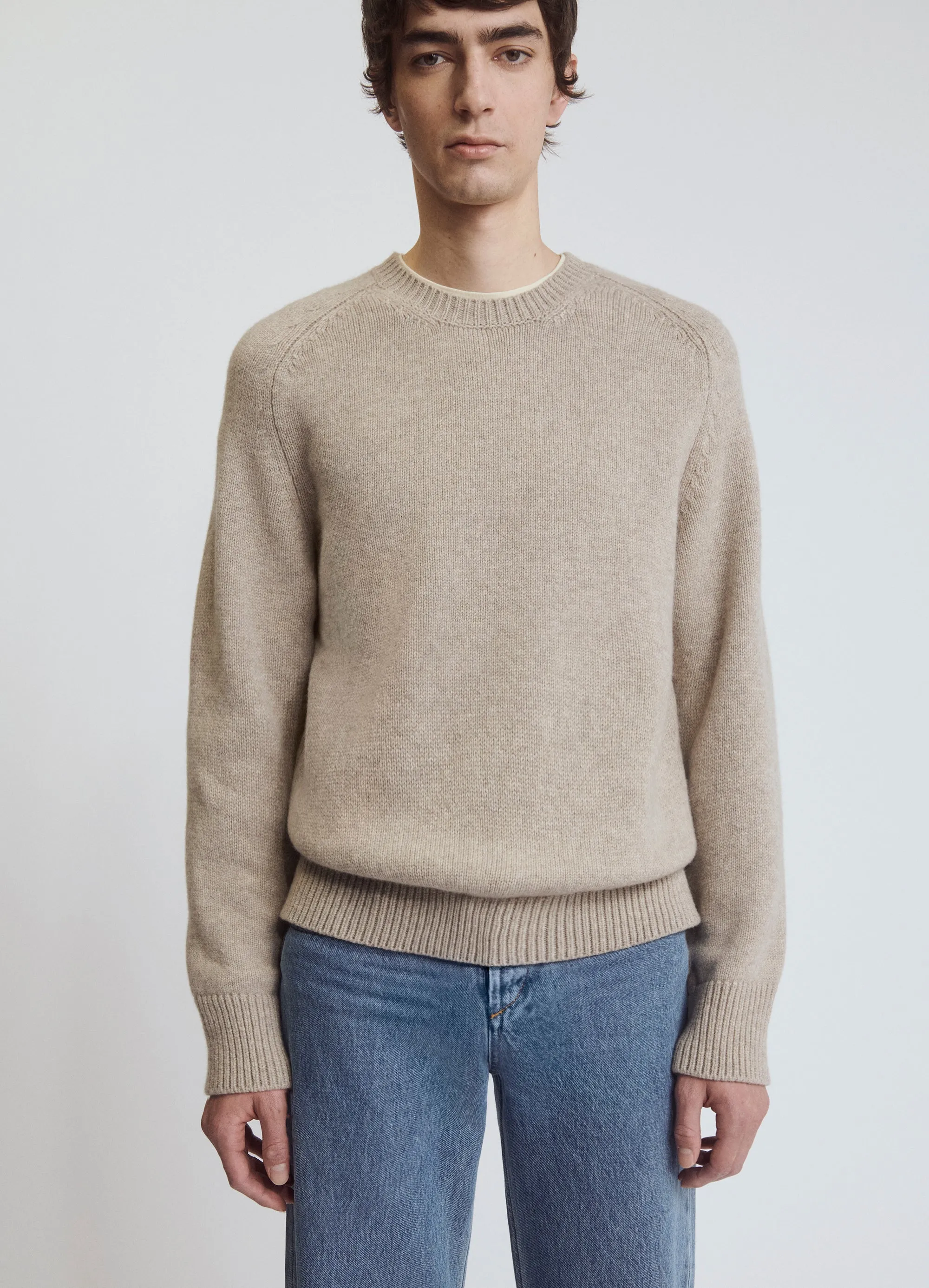 Mens Rosh Crewneck in Oat