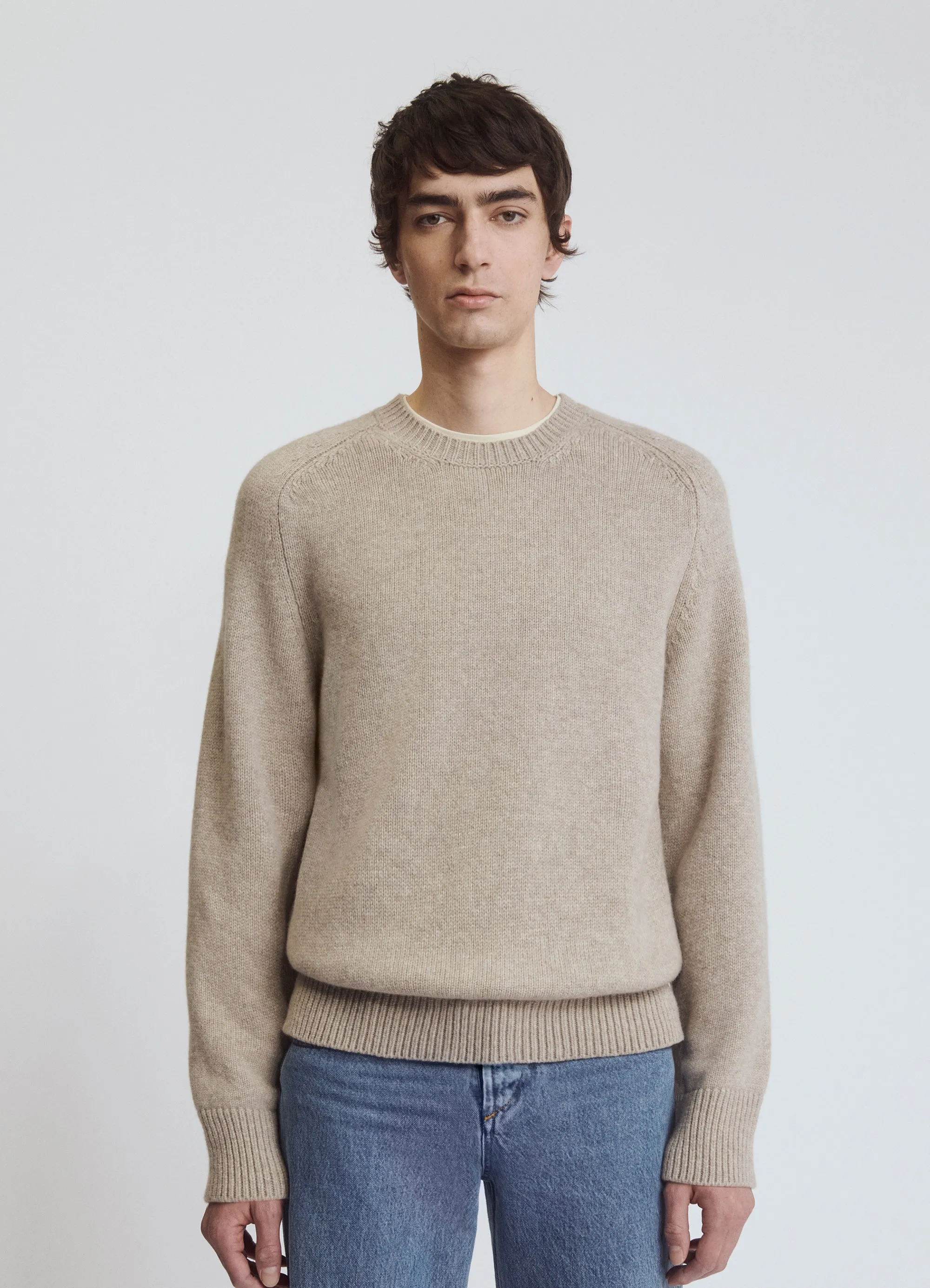 Mens Rosh Crewneck in Oat