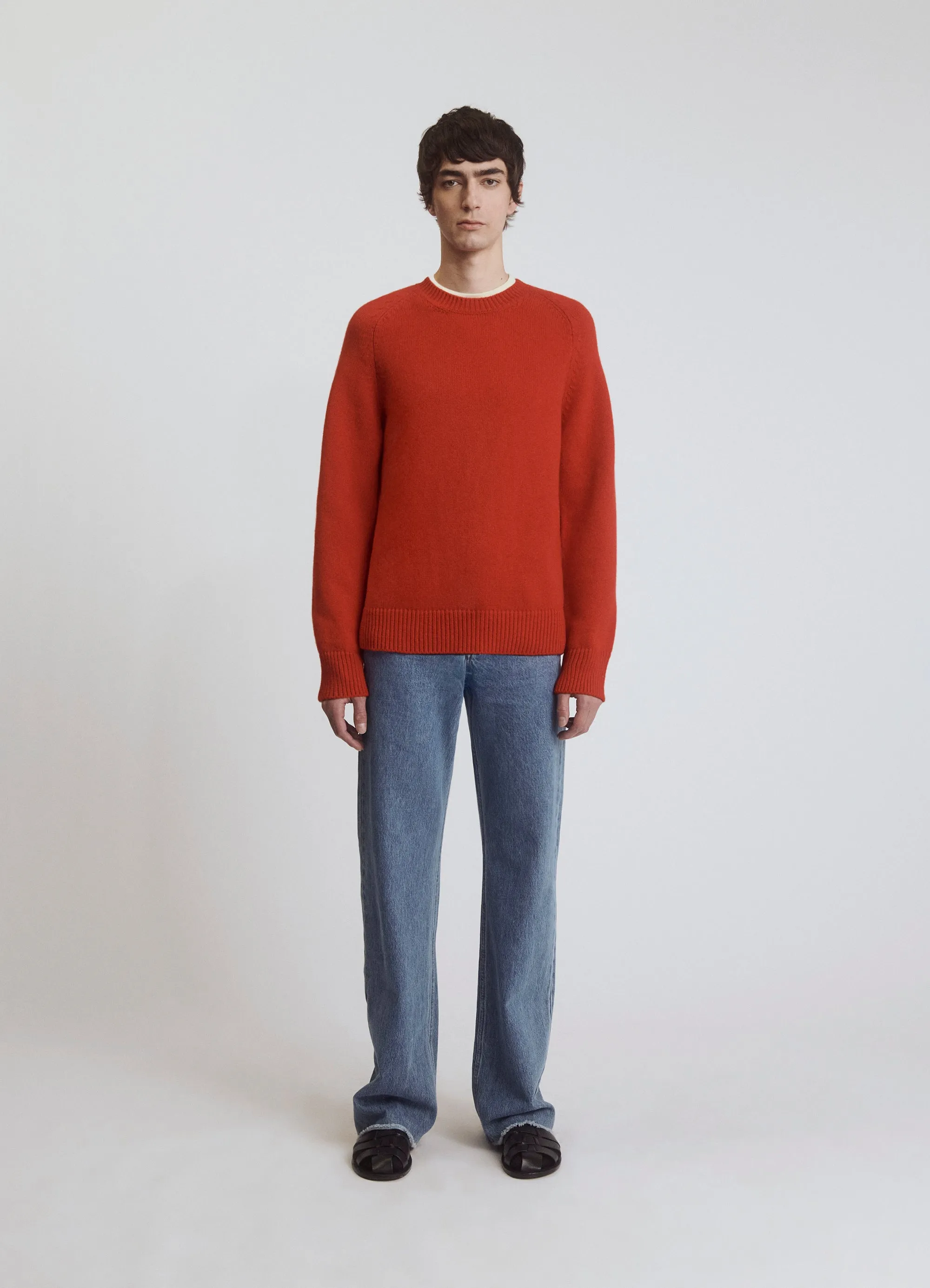 Mens Rosh Crewneck in Red