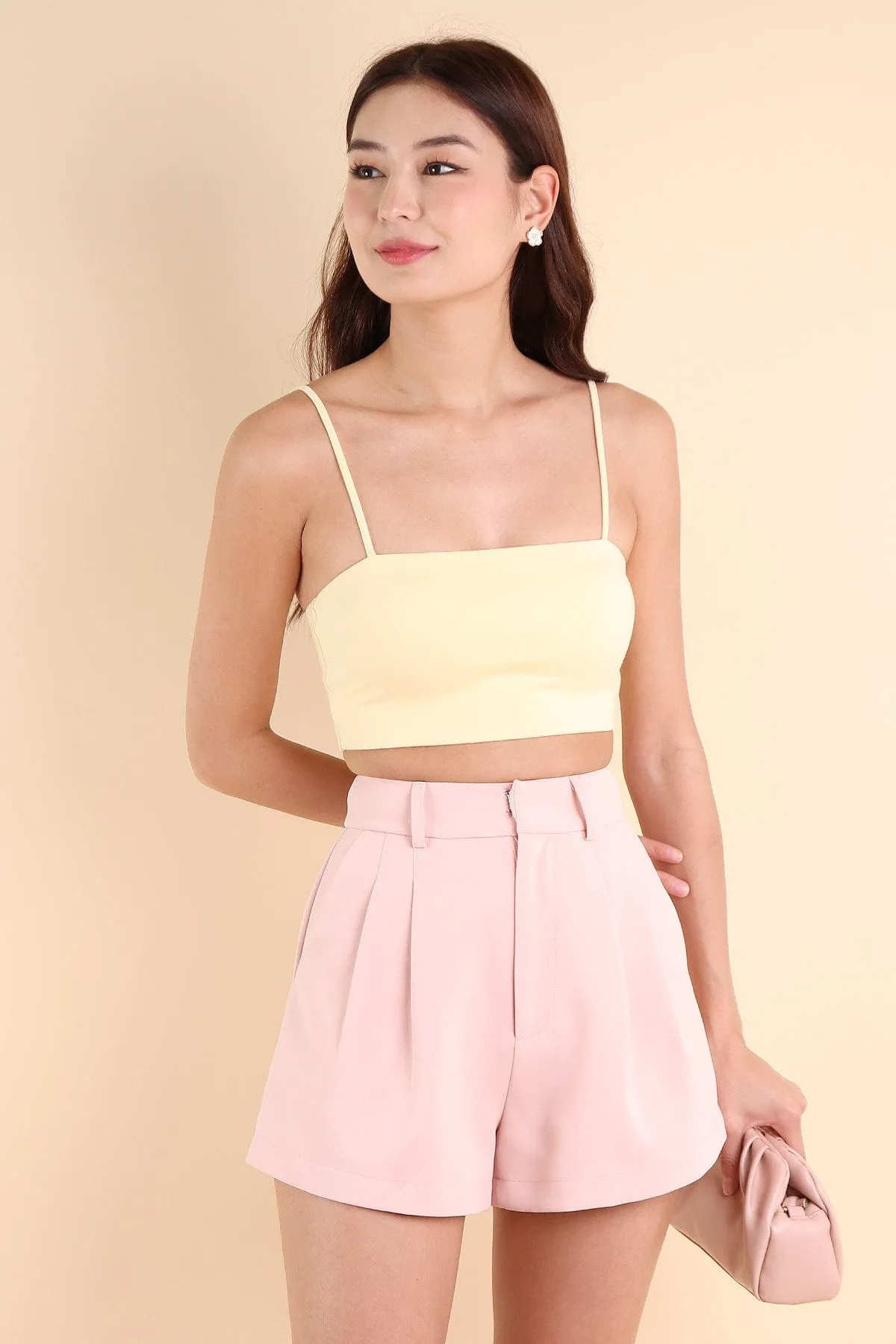 PAIGE A-LINE SHORTS IN SWEET PINK