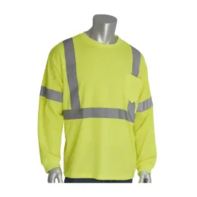 PIP 315-1350FR/5X ANSI Type R Class 3 AR / FR Crew Neck Long Sleeve T-Shirt