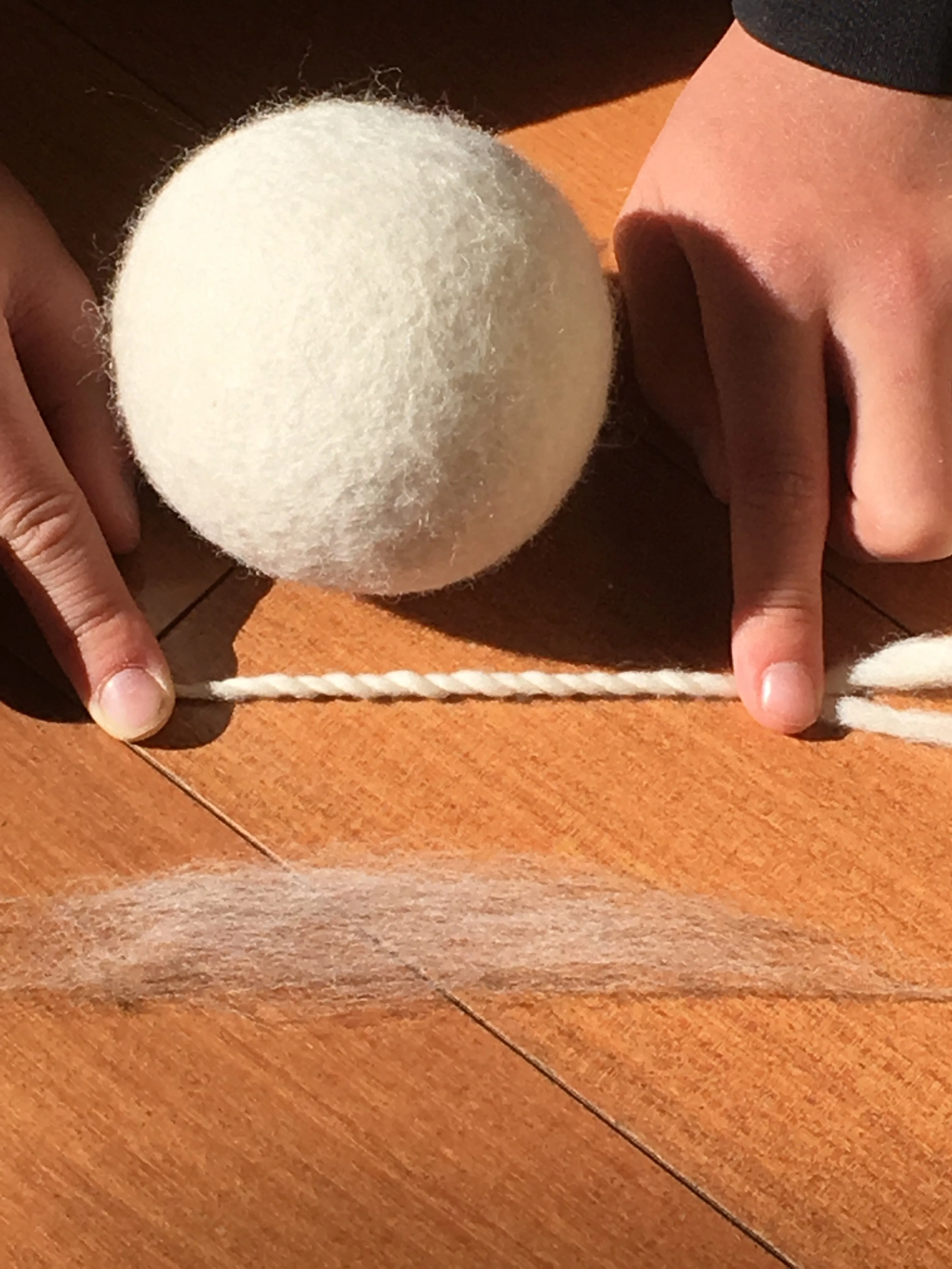 Pure White Wool Roving Soft