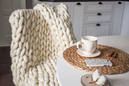 Pure White Wool Roving Soft