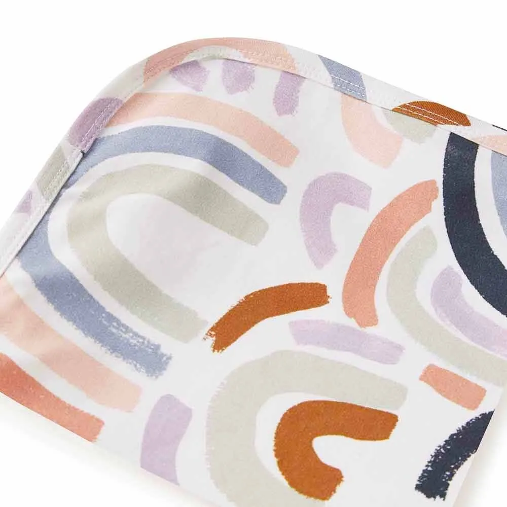 Rainbow Baby Organic Jersey Wrap & Beanie Set