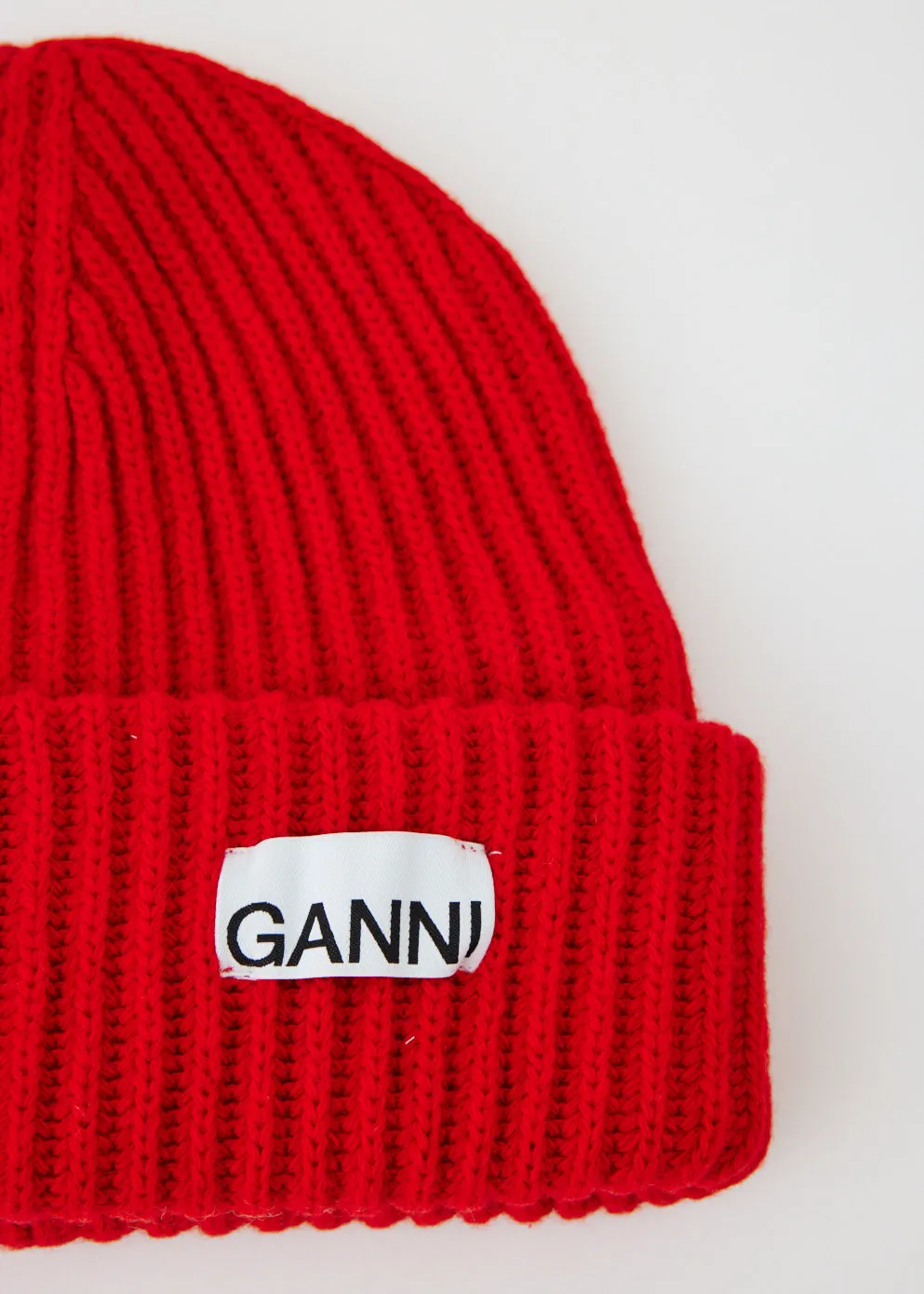 Rib Beanie High Risk Red Red