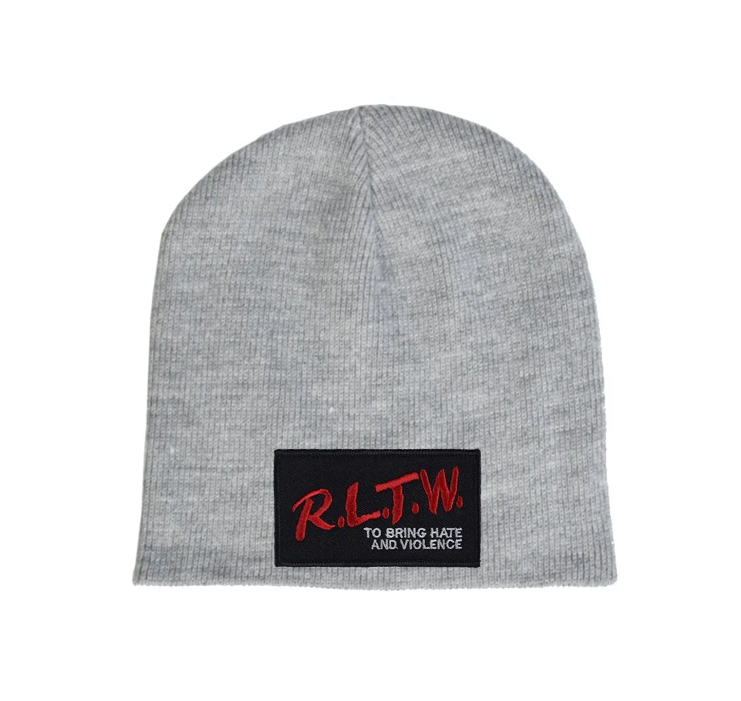 RLTW Hate & Violence Patch Beanie