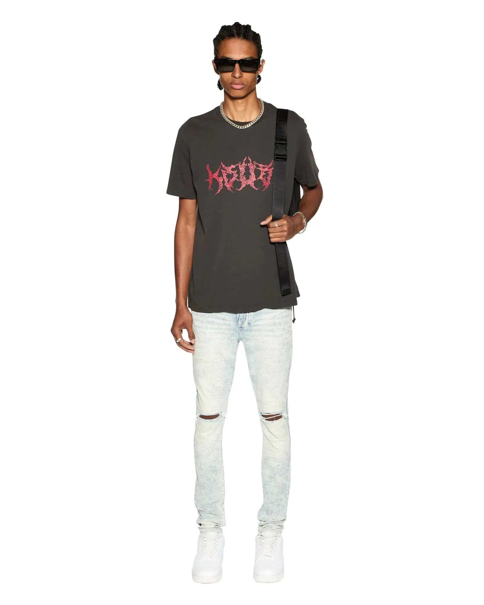 Sabbath Kash Ss Tee (Faded Black) - MFA24TE002