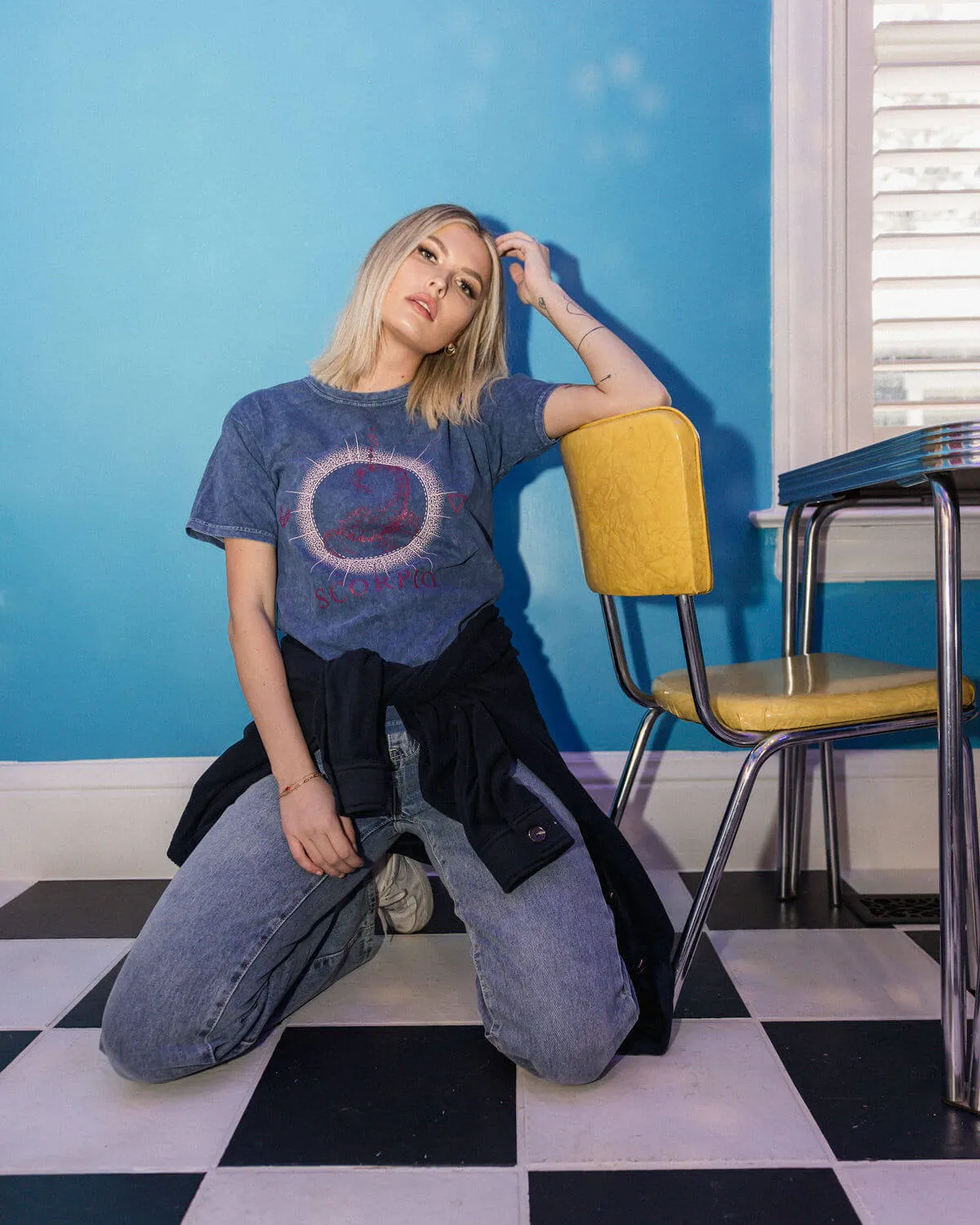 Scorpio Zodiac Graphic Crew T-Shirt | S-3XL