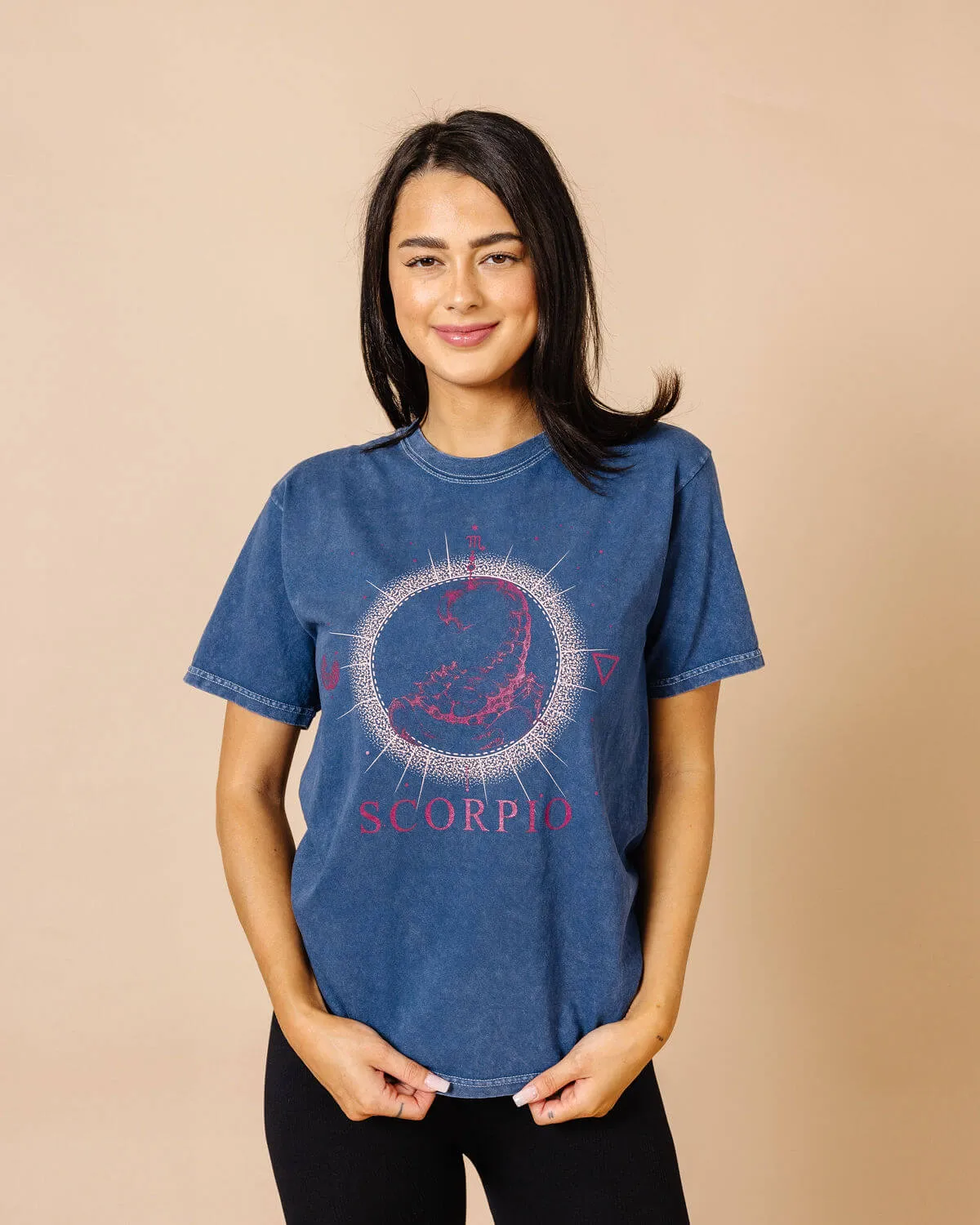 Scorpio Zodiac Graphic Crew T-Shirt | S-3XL